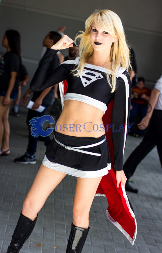 Evil Dark Supergirl Cosplay Costume